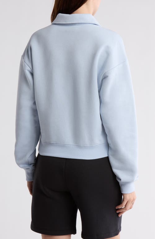 Starter Polo Sweatshirt In Heather1