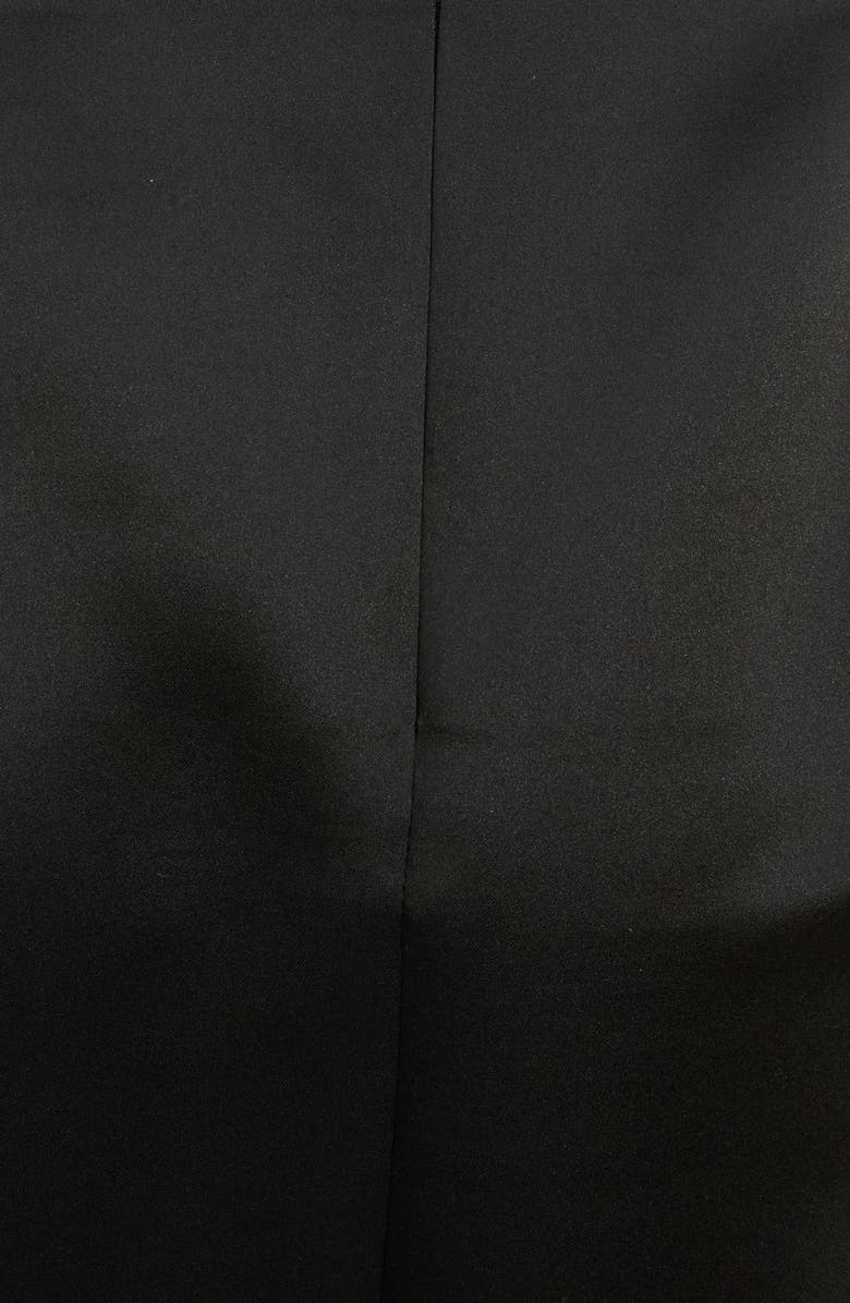 Simone Rocha Gathered Pocket Belted Satin Skirt, Alternate, color,