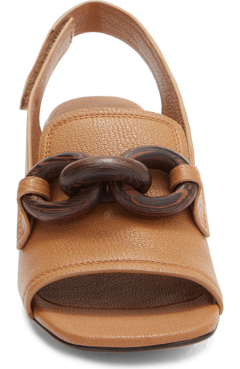 Pedro Garcia Udelia Block Heel Slingback Sandal, Alternate, color, Tan
