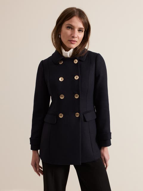 Petite Aurelie Military Coat