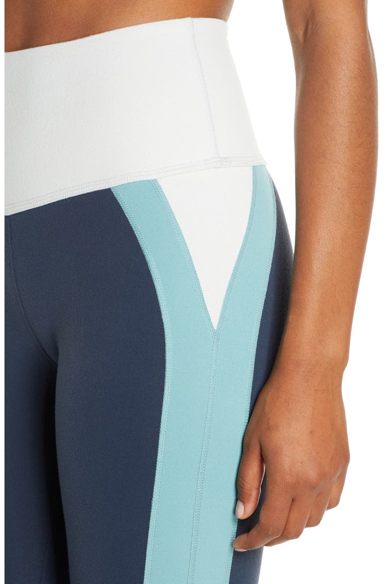 Colorblock High Waist Leggings, Alternate, color, NCNVY