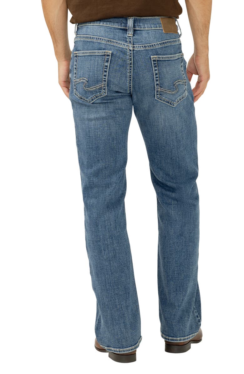 Silver Jeans Co. Zac Relaxed Fit Straight Leg Jeans, Alternate, color, Lisbon