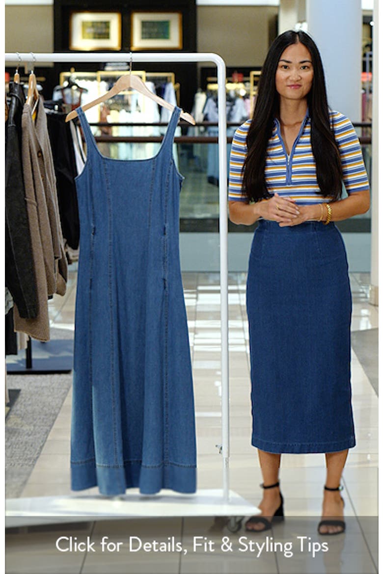 Denim Midi Dress video