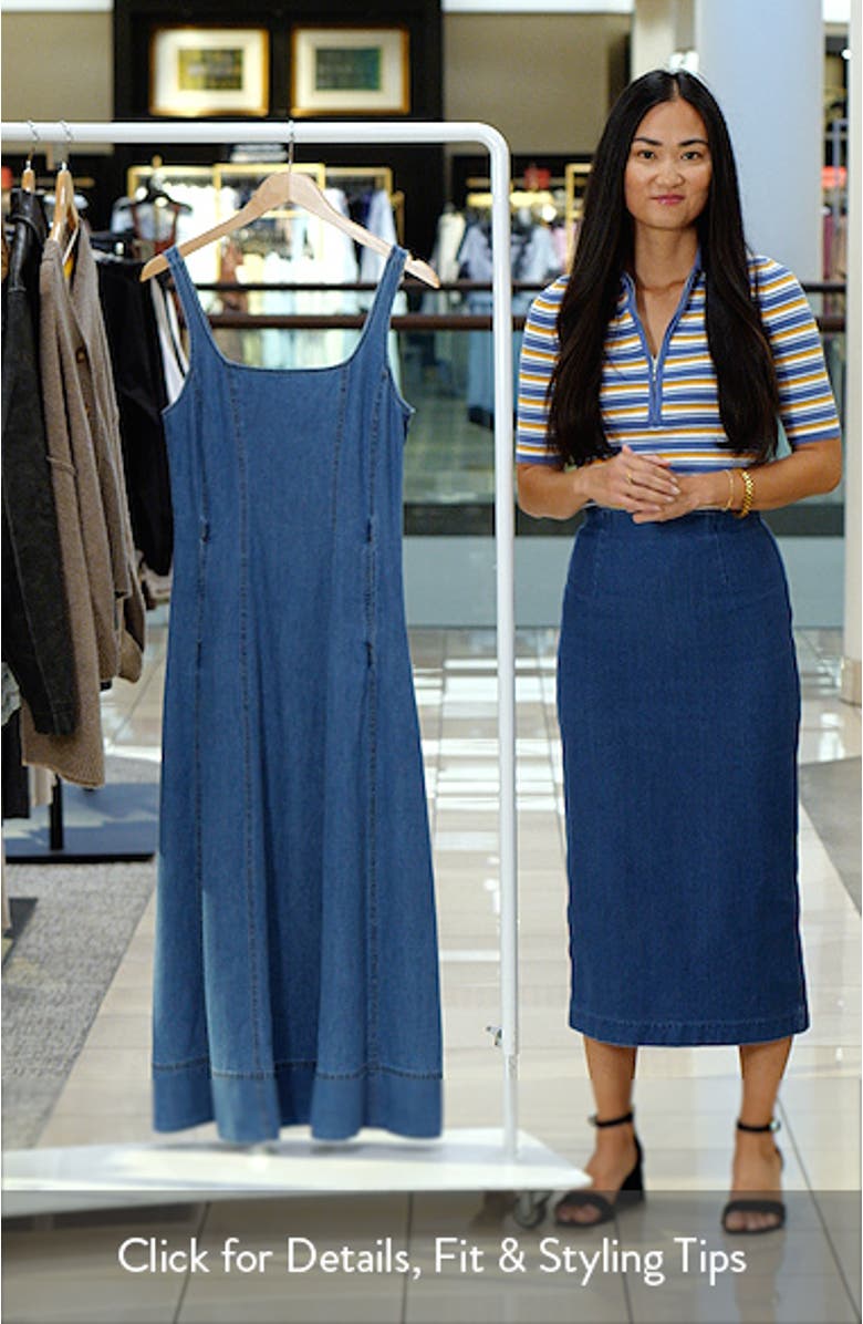 Denim Midi Dress, sales video thumbnail