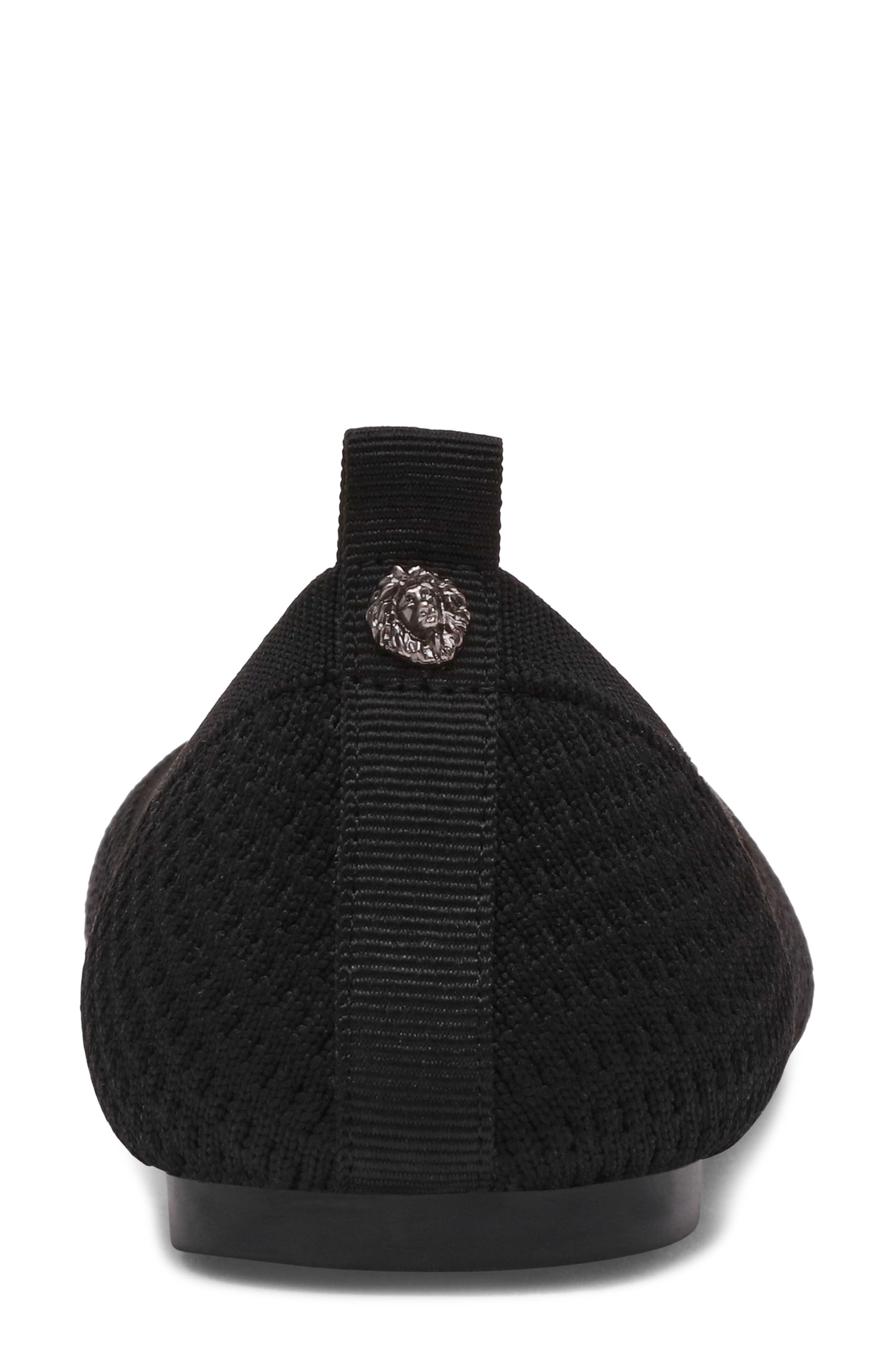 Anne Klein Joyy Knit Ballet Flat, Alternate, color, Black