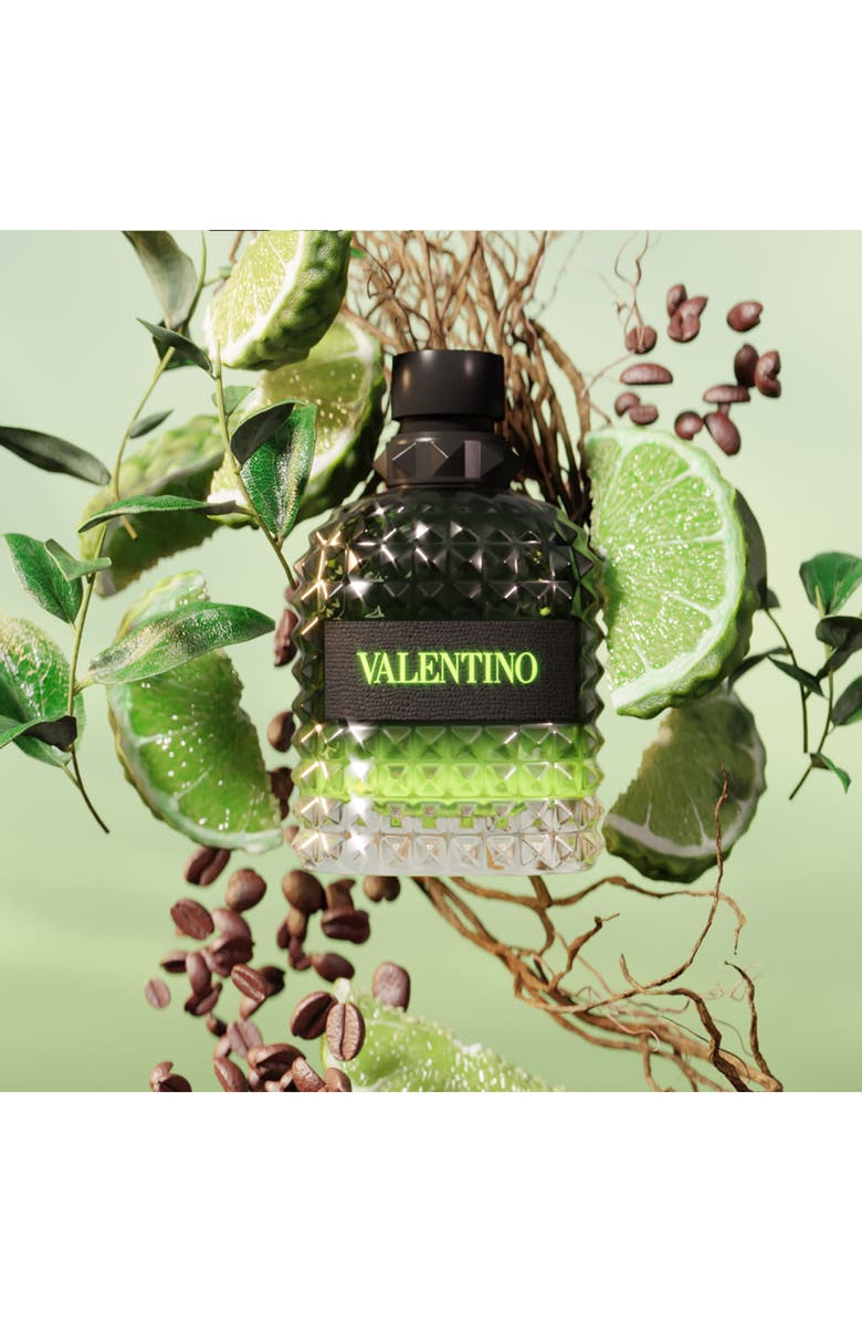 Valentino Born In Roma Uomo Green Stravaganza Eau de Toilette, Alternate, color, 