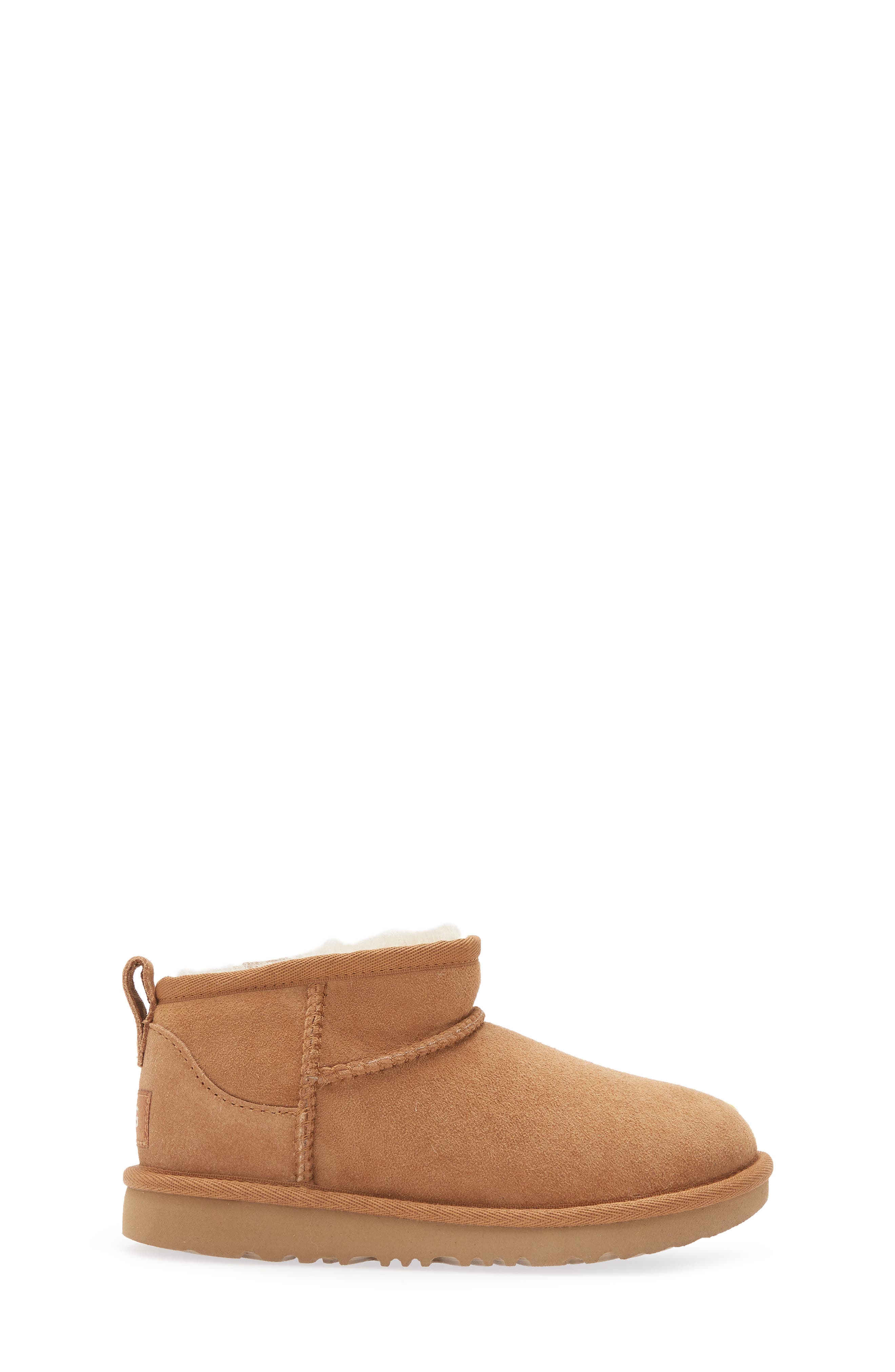 Kids' Classic Ultra Water Resistant Genuine Shearling Mini Boot, Alternate, color, CHESTNUT