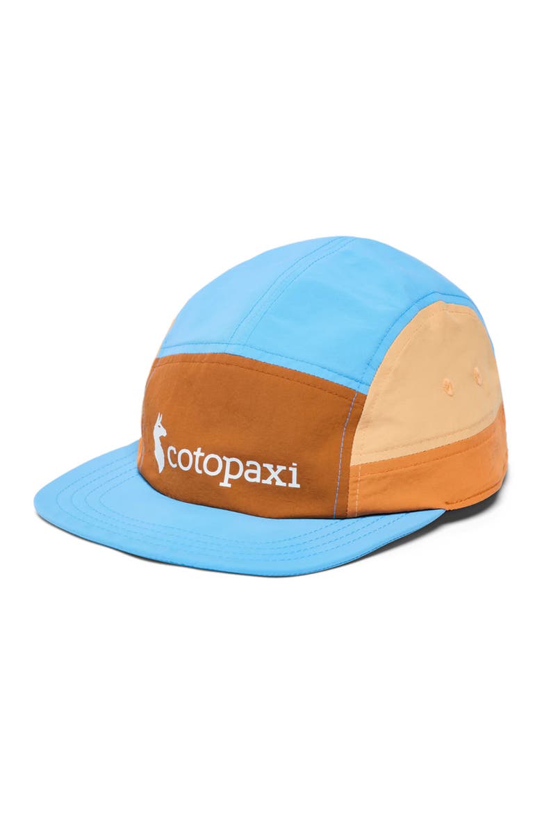 Tech 5-Panel Hat, Main, color, Sienna/Island