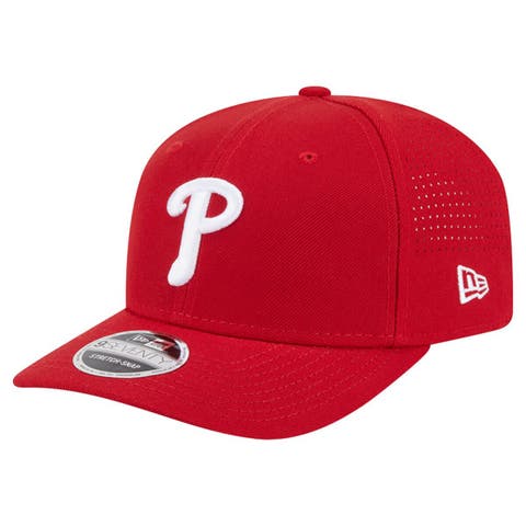 Men's New Era  Red Philadelphia Phillies Performance 9SEVENTY Adjustable Hat