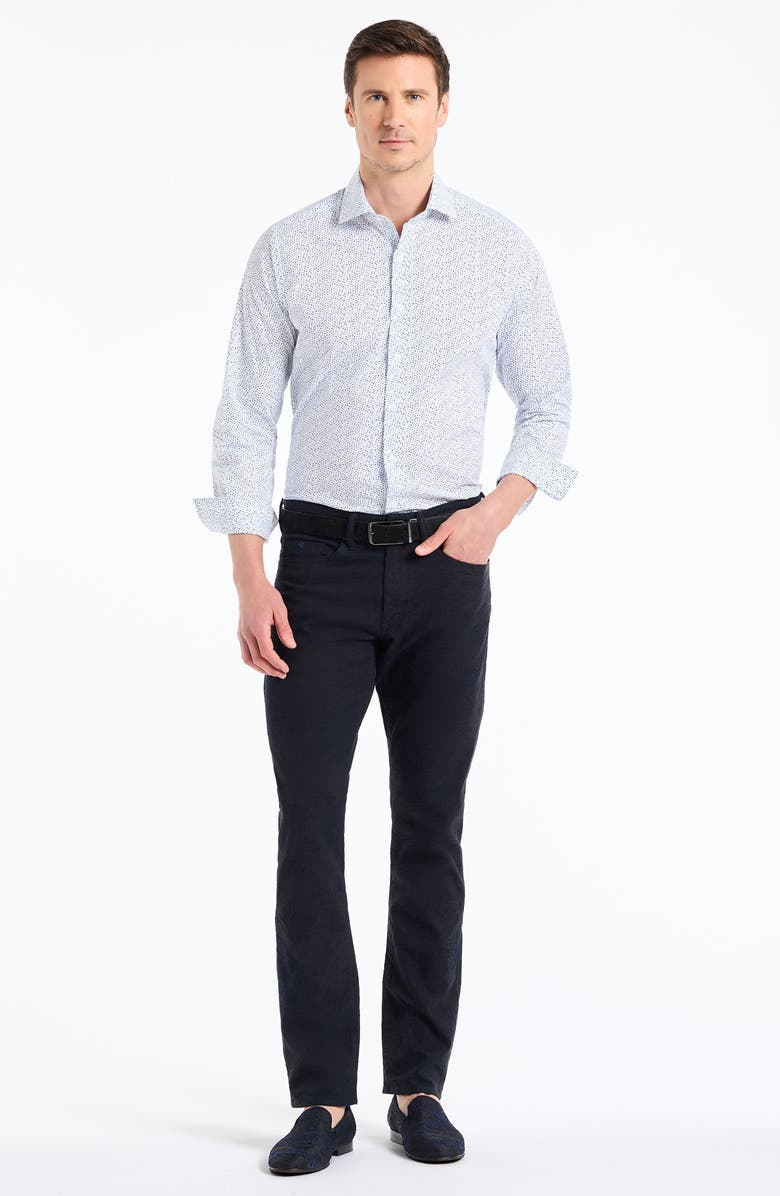 Robert Graham Hart Long Sleeve Woven Shirt, Alternate, color, White