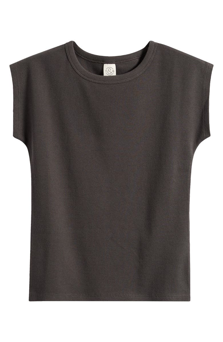 Treasure & Bond Kids' Rib T-Shirt, Main, color, 