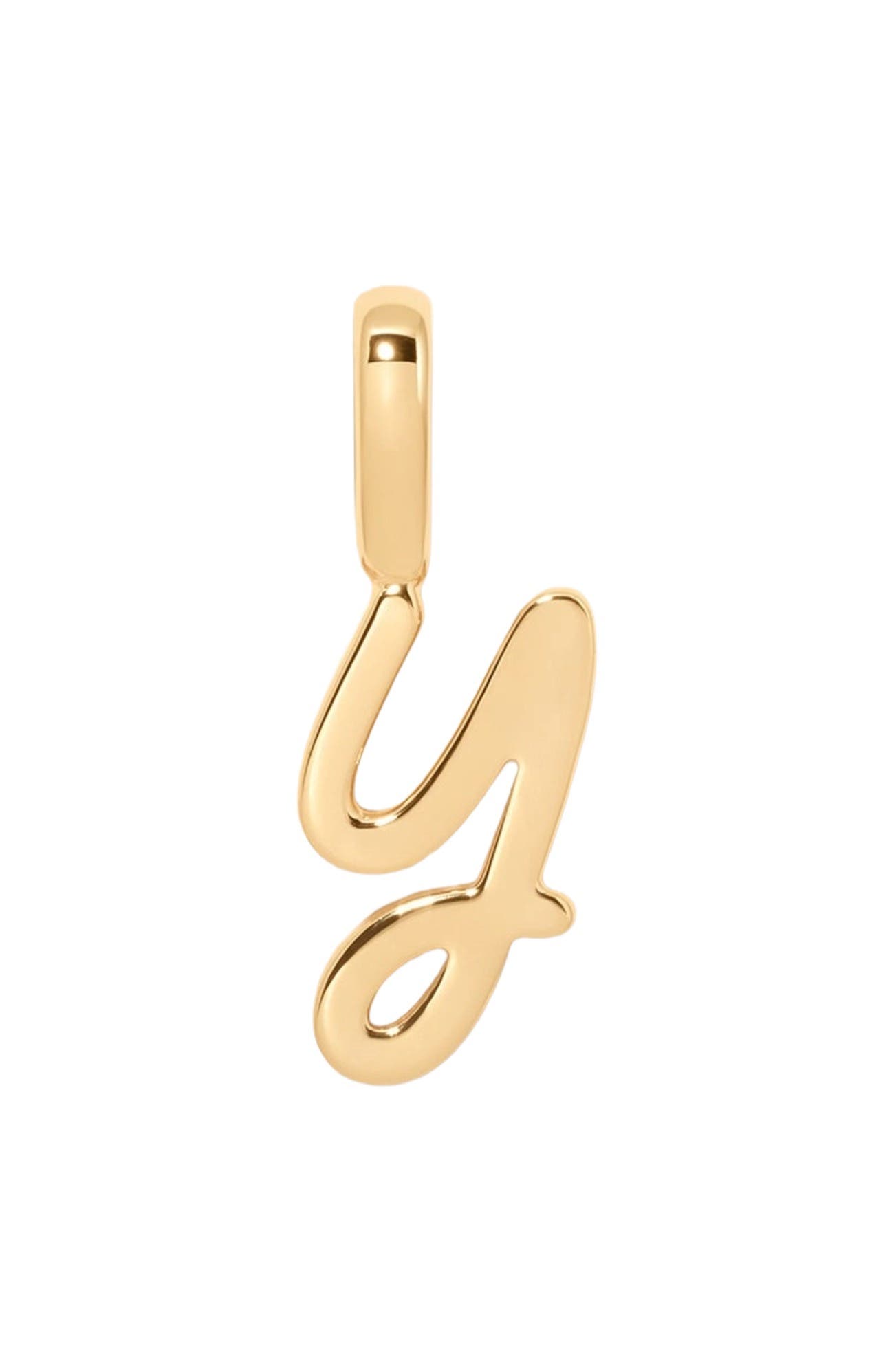 Gold Vermeil Initial Y