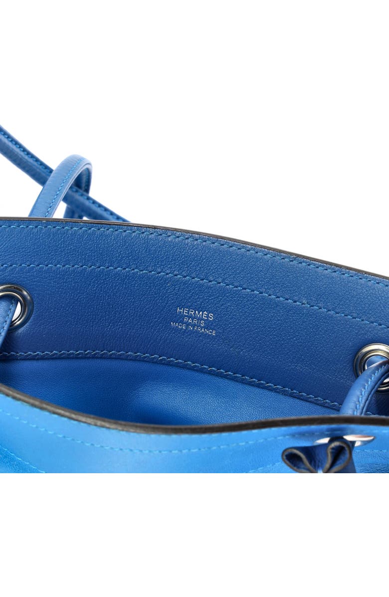 Pre-Owned Hermes Aline Bag Milo Lambskin and Swift Mini, Alternate, color, Bleu Frida