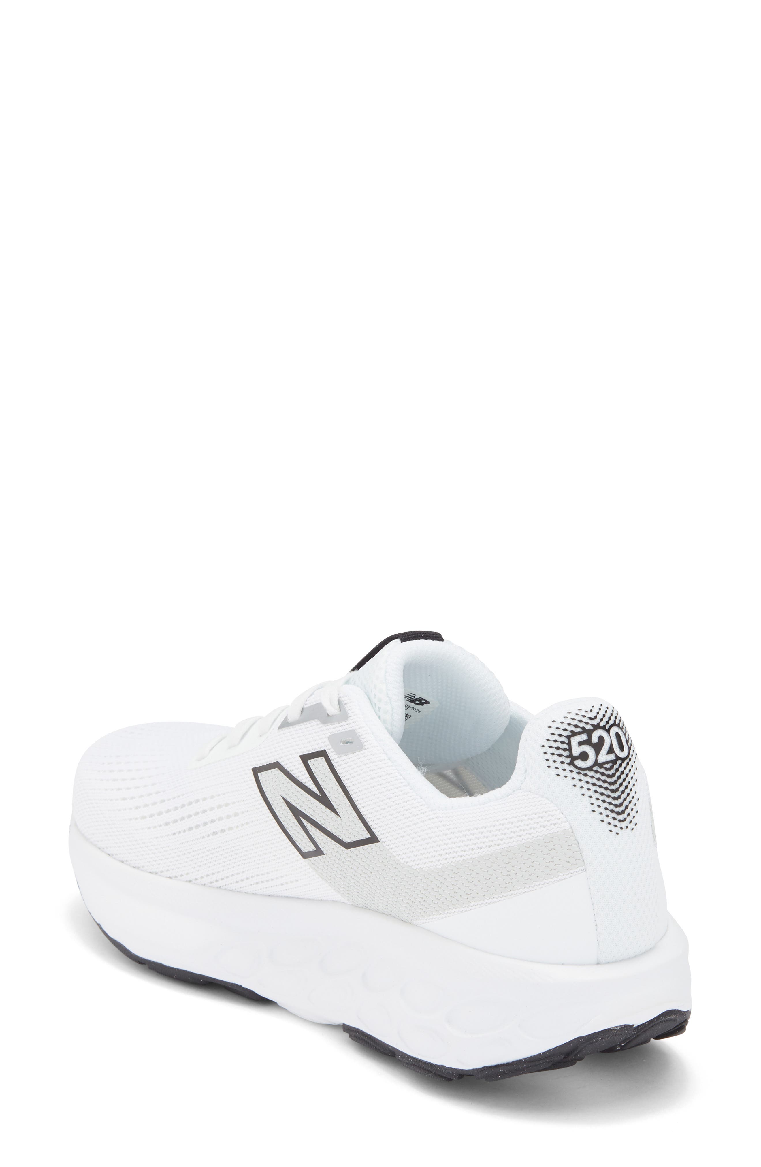 New Balance Fresh Foam 520 V9 Running Shoe, Alternate, color, Nb White/ Black