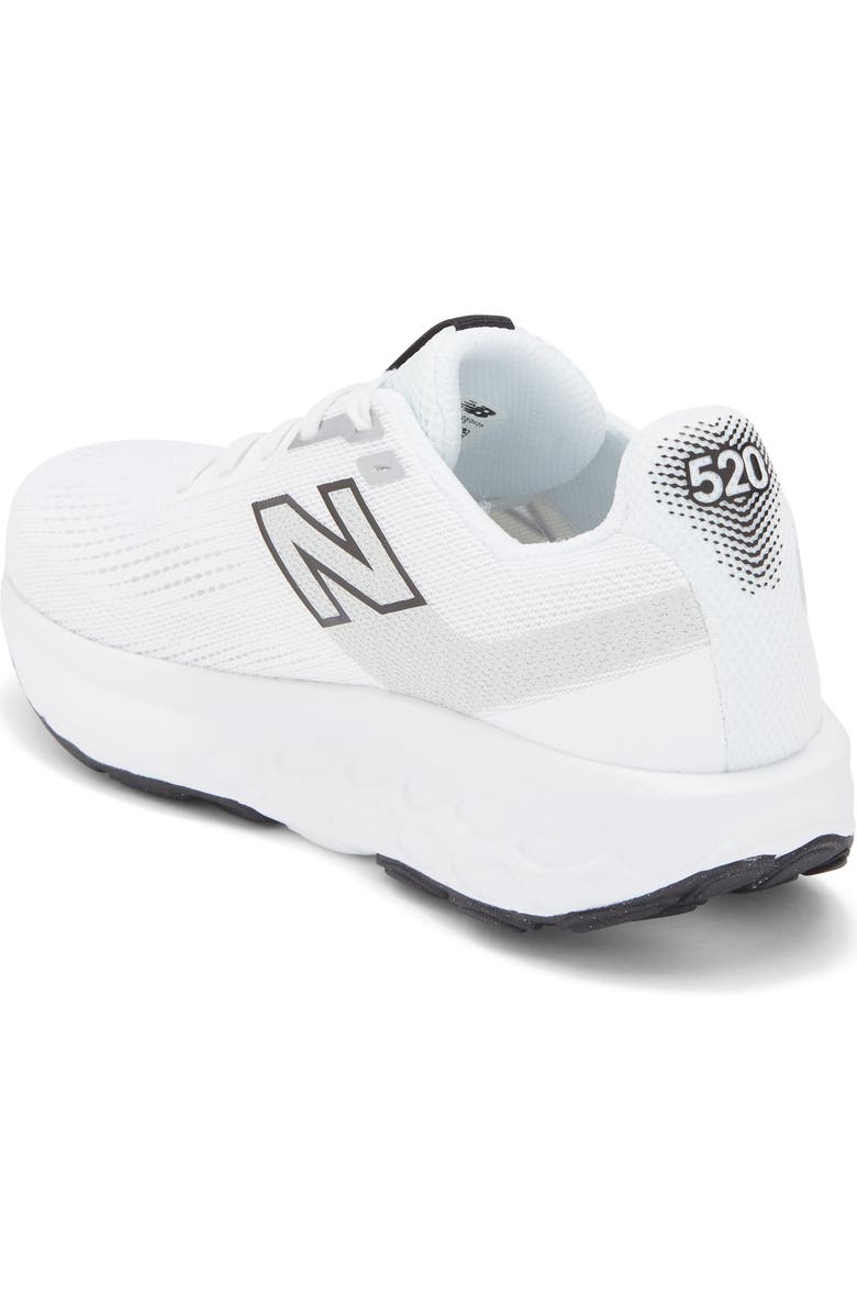 New Balance Fresh Foam 520 V9 Running Shoe, Alternate, color, Nb White/ Black