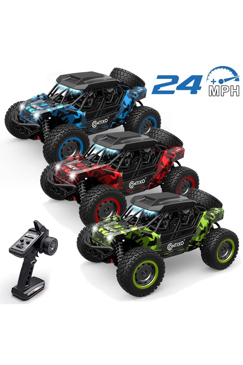 Remote Control Offroad Car, Alternate, color, Red