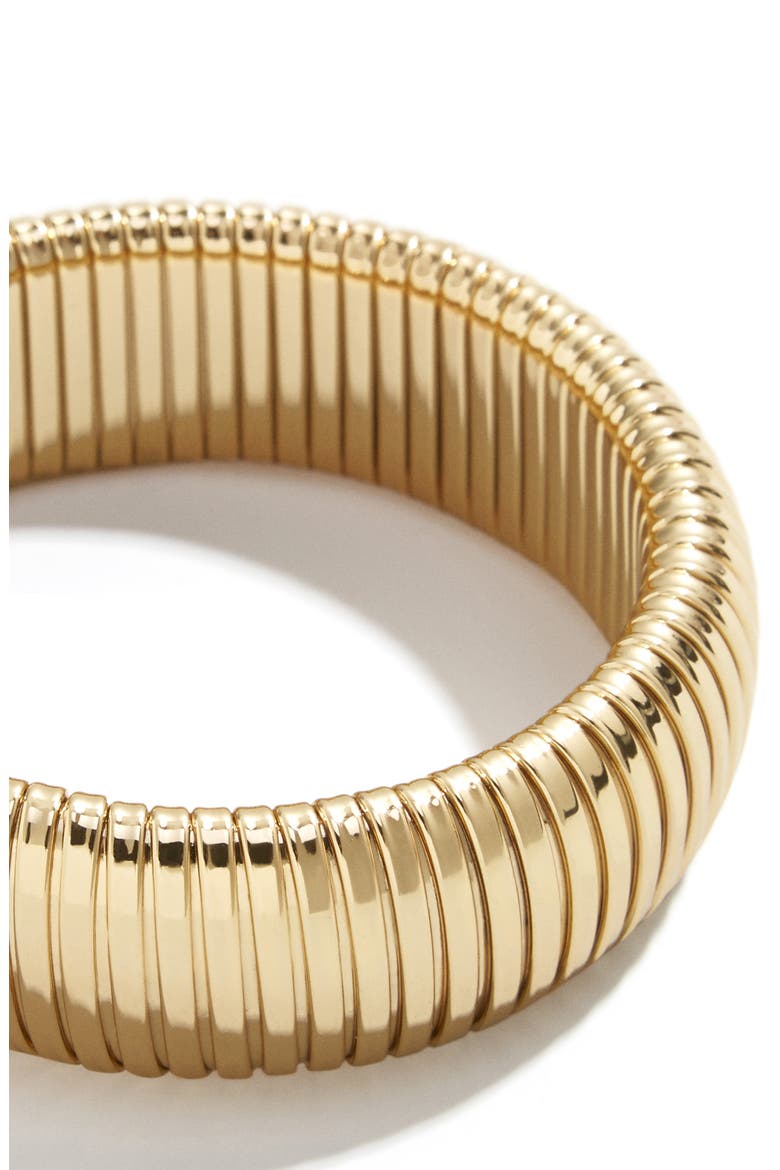 Stretch Bangle, Alternate, color, GOLD