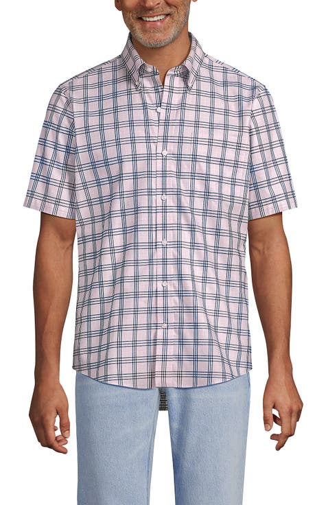 Short Sleeve No Iron Twill Shirt