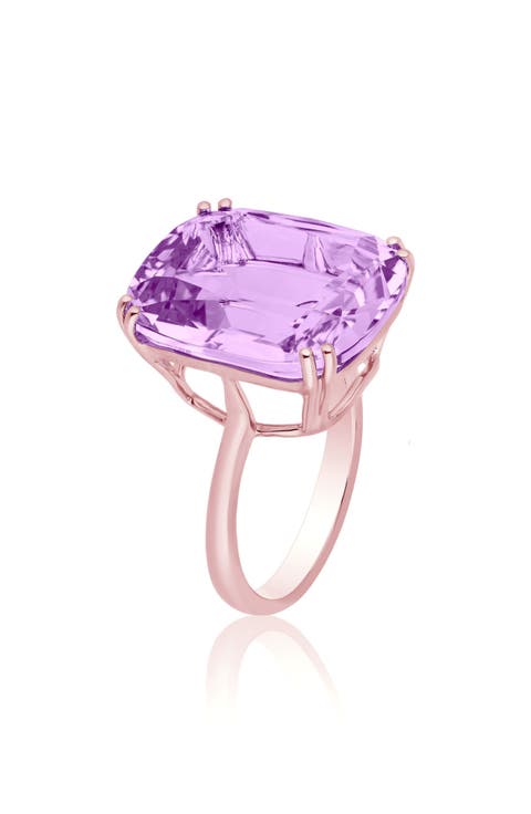Gossip Cushion Cut Cocktail Ring