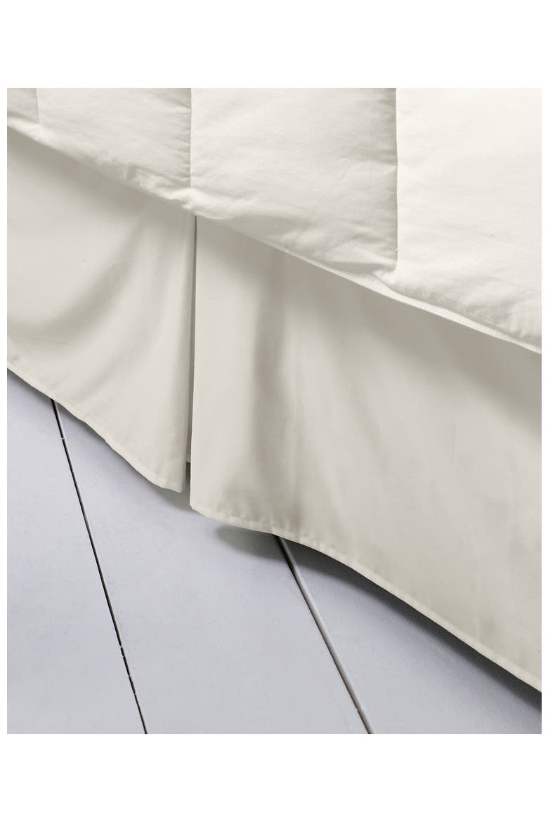 400 Thread Count Premium Supima Cotton No Iron Sateen Bedskirt, Main, color, Ivory