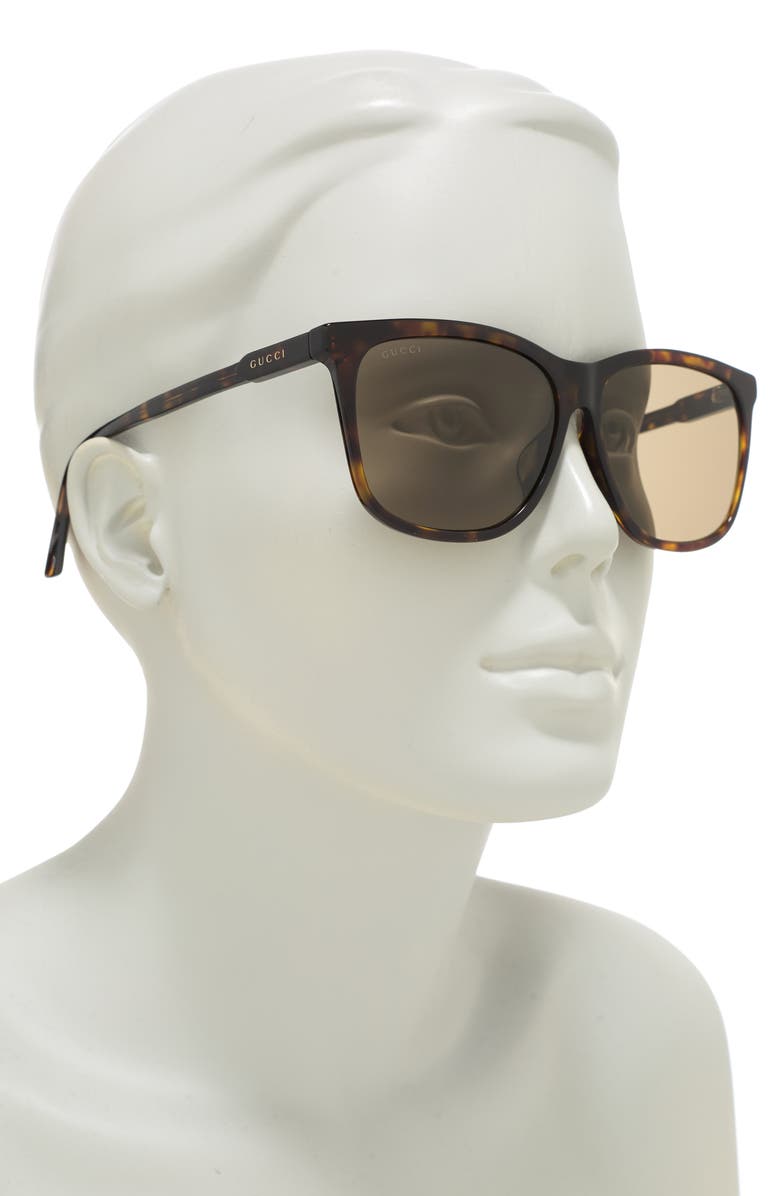 Gucci 60mm Square Sunglasses, Alternate, color,