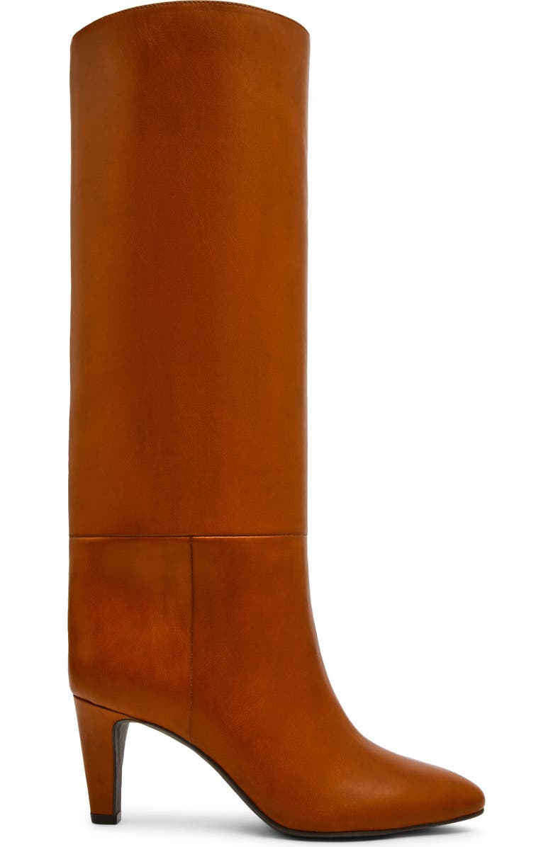 Anne Klein Arcadia Knee High Boot, Alternate, color, Cognac Smooth