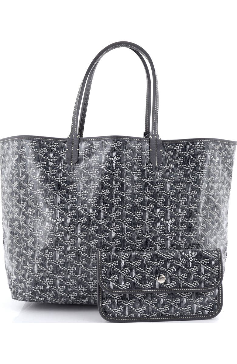 Pre-Owned Goyard Saint Louis Tote Coated Canvas PM, Alternate, color, Gray