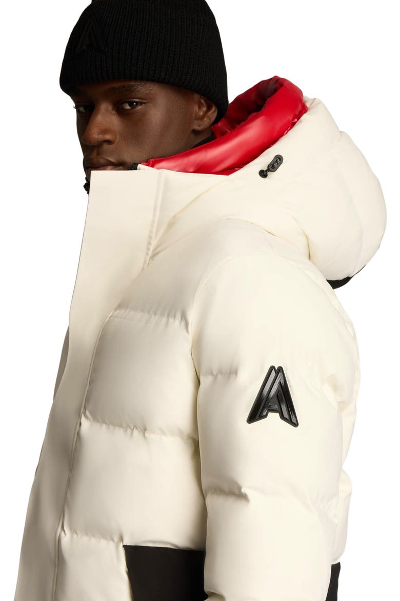Virterre Expedition Puffer with Contrast Double Hood, Alternate, color, Snow-White
