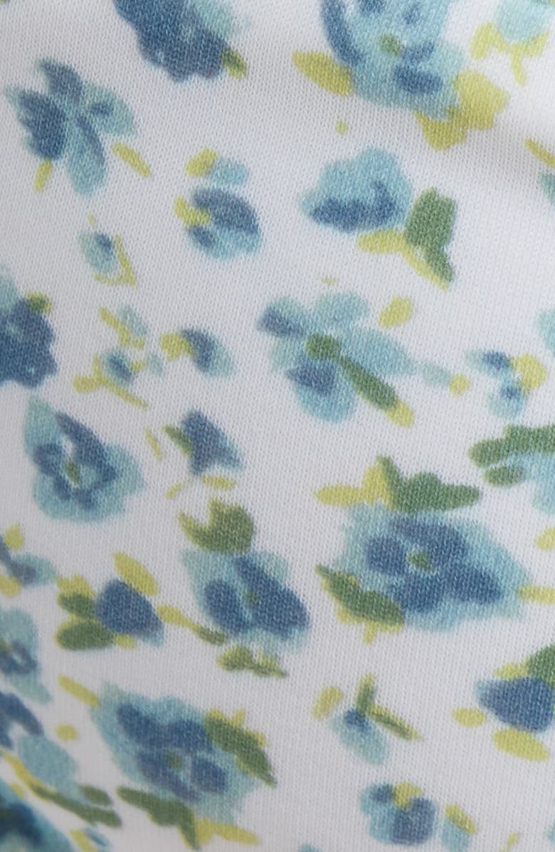 PacSun Elise Ruffle Bikini Top, Alternate, color, Blue Ditsy Floral/ Gingham