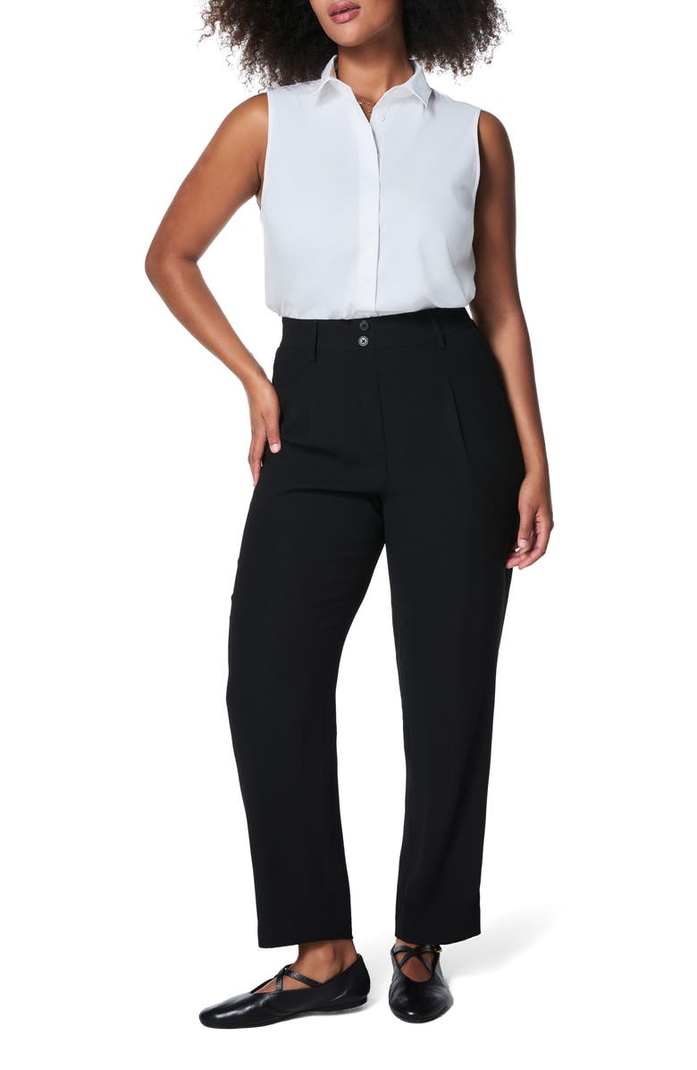 SPANX<sup>®</sup> Ankle Tapered Crepe Pants, Alternate, color,
