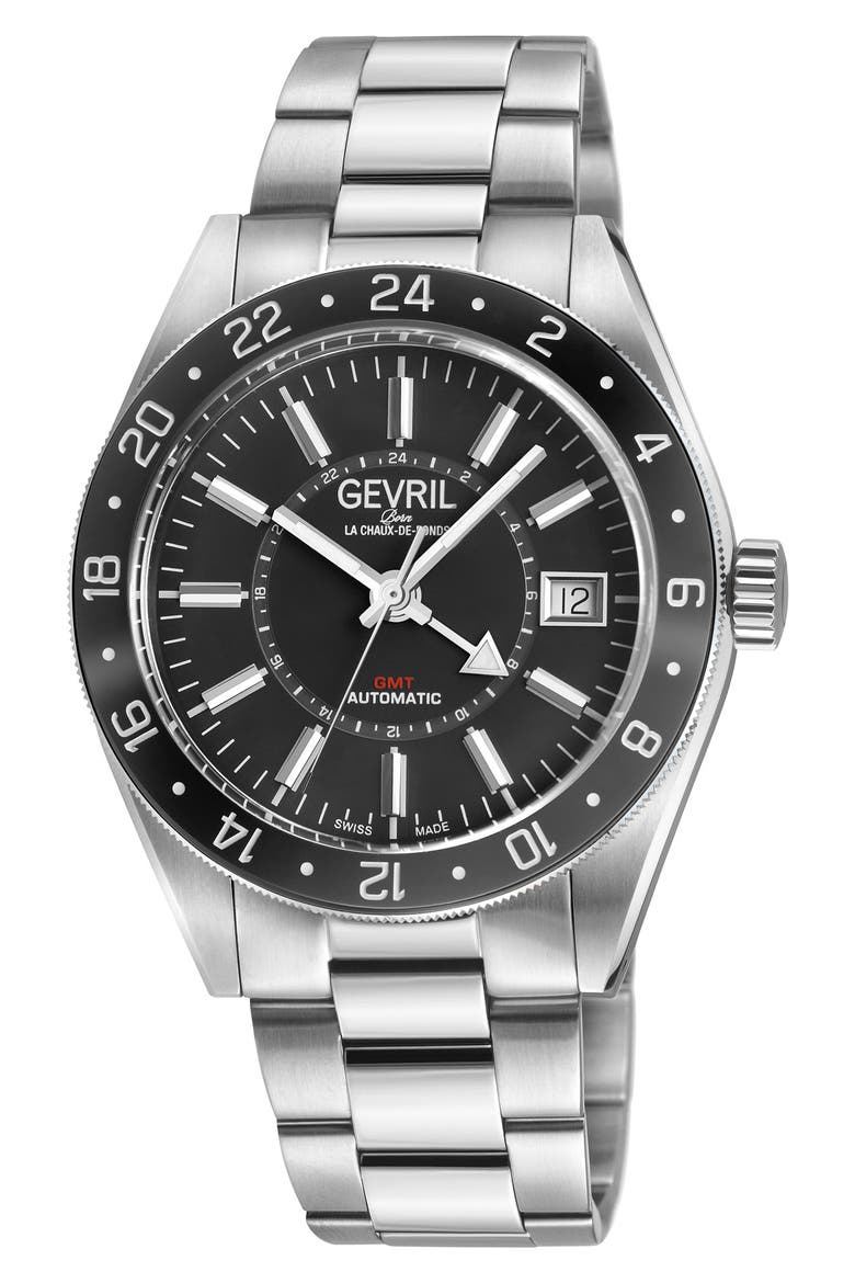 Belmont Bracelet Watch, 39.5mm, Main, color, SILVER