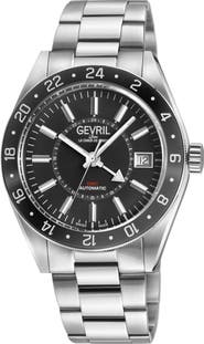 GEVRIL Belmont Bracelet Watch, 39.5mm