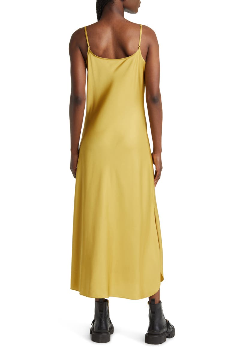 Hadley Satin Slipdress, Alternate, color, METALLIC RICH GOLD
