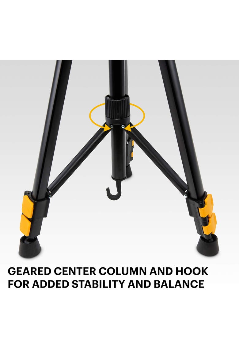 PhotoGear 62 Lightweight Tripod for Camera & Phone, Compact Travel Camera Tripod Stand, Alternate, color, Black