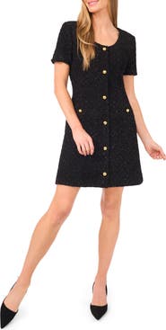 Ted Baker Sequin Plaid Minidress