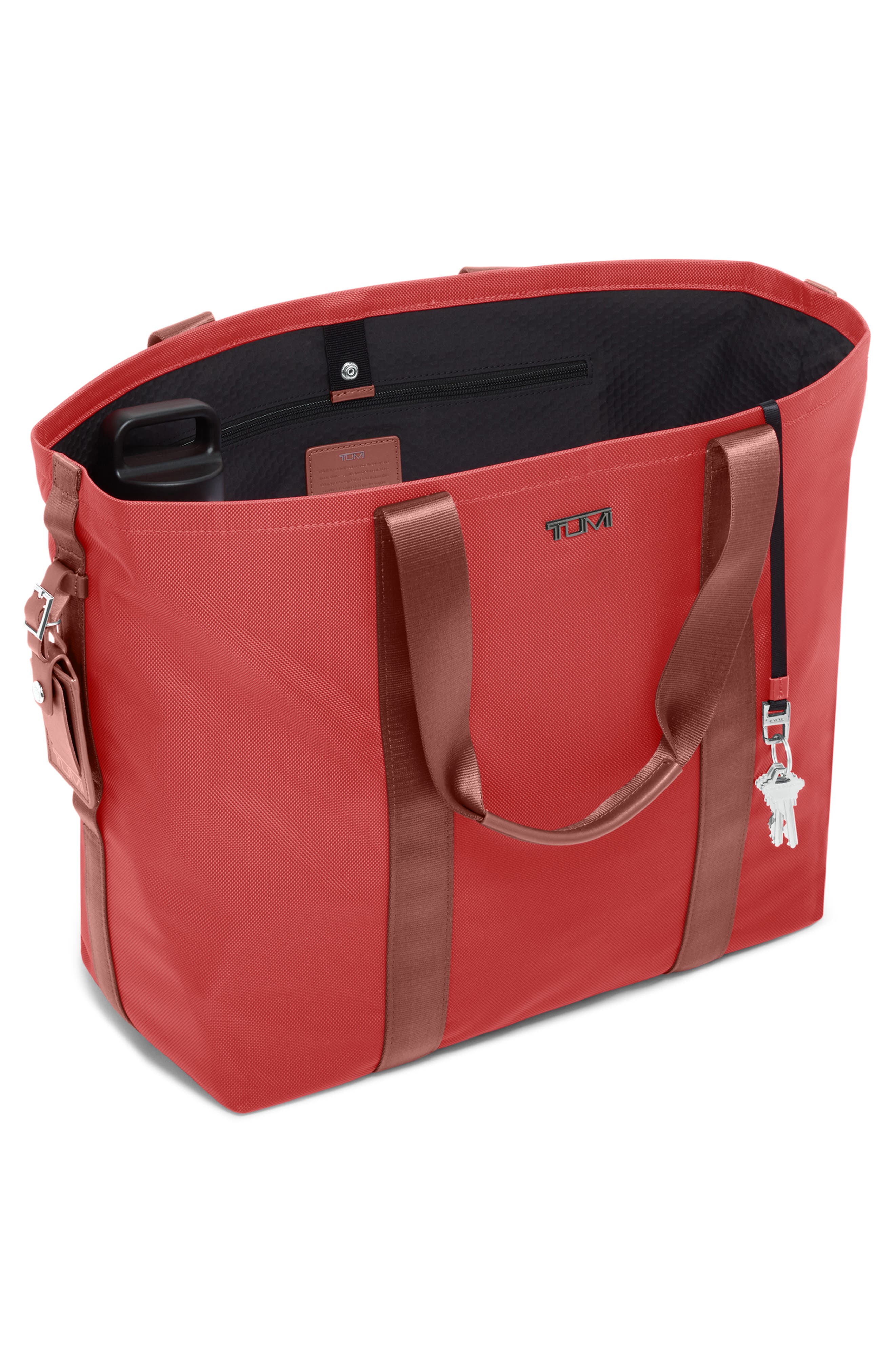 TUMI Essential Medium East/West Tote, Alternate, color, Tumi Red