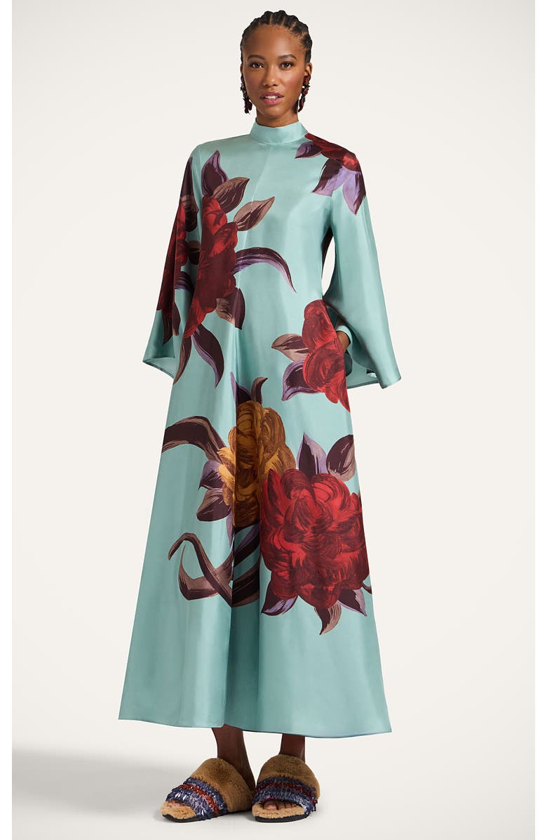 La DoubleJ Magnifico Dress Placée, Main, color, Peony Placée Light Blue