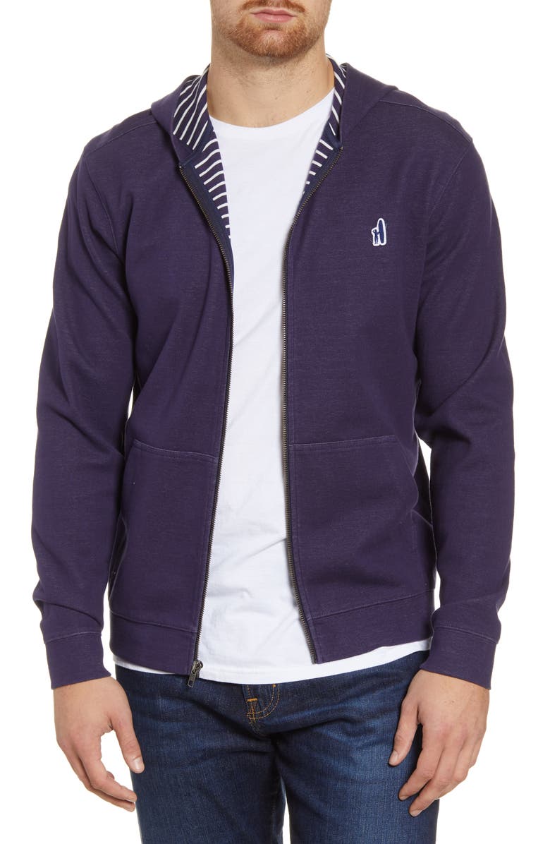 johnnie-O Burns Zip Hoodie, Main, color, 