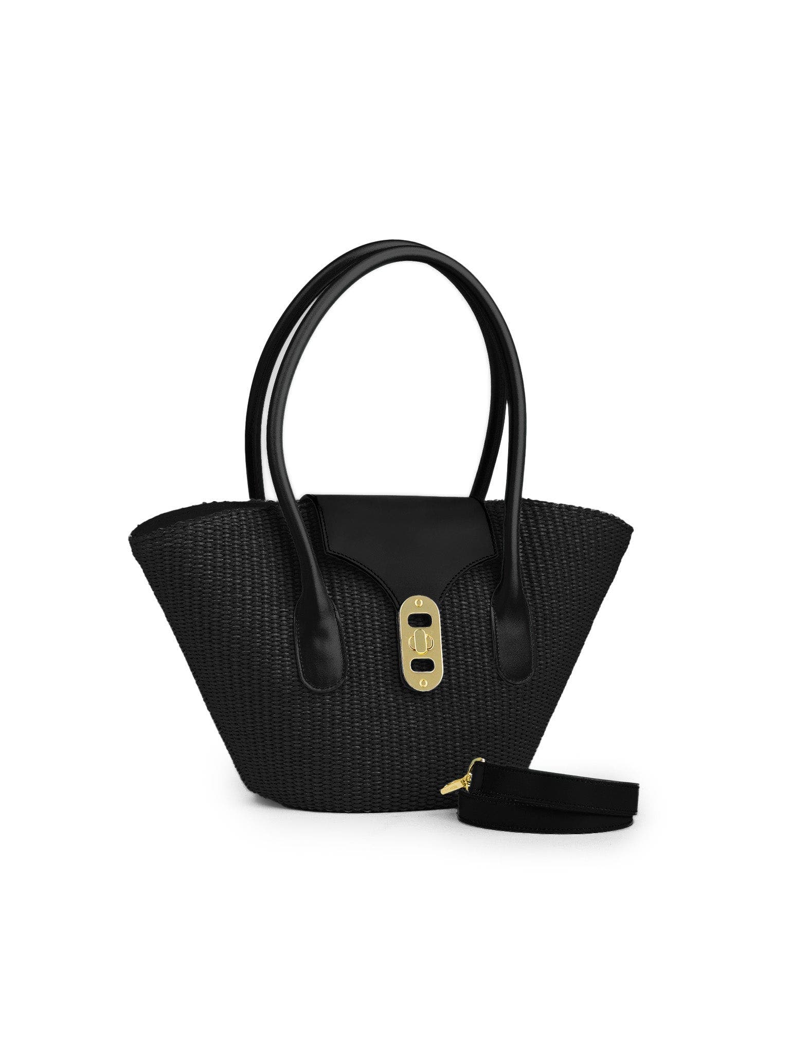 Emily Raffia, Alternate, color, Black