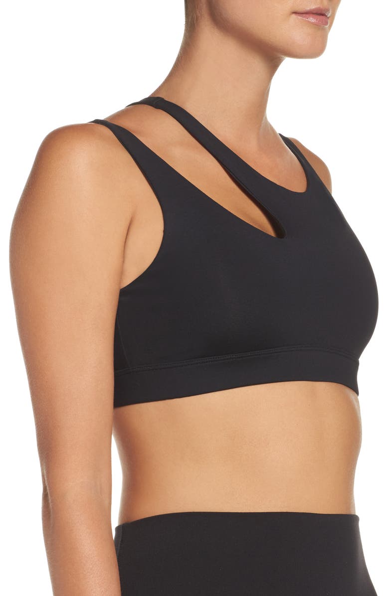 Alo Peak Asymmetrical Sports Bra, Alternate, color,