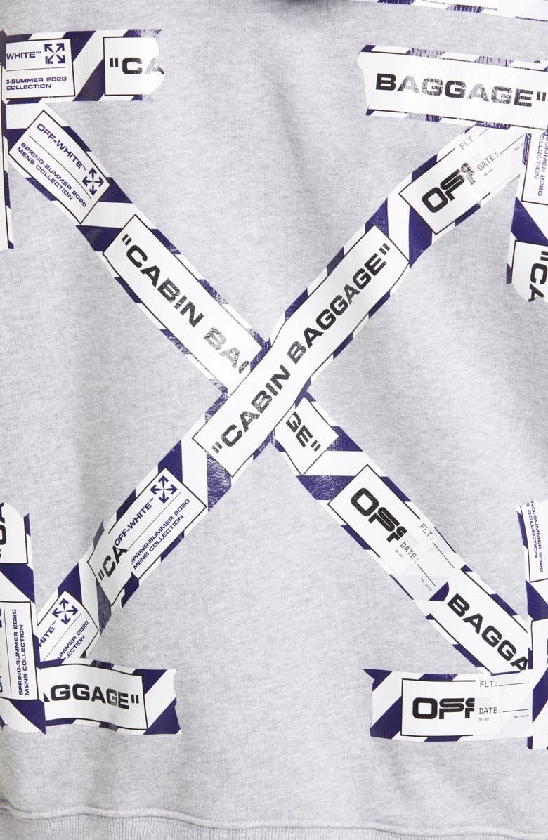 Off-White Airport Tape Hoodie, Alternate, color,