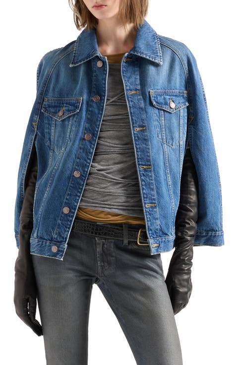 Denim Cape