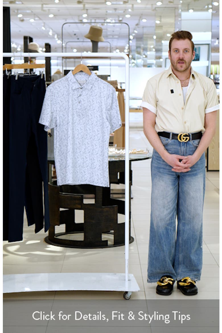 Victor OoohCotton® Feather Print Polo video