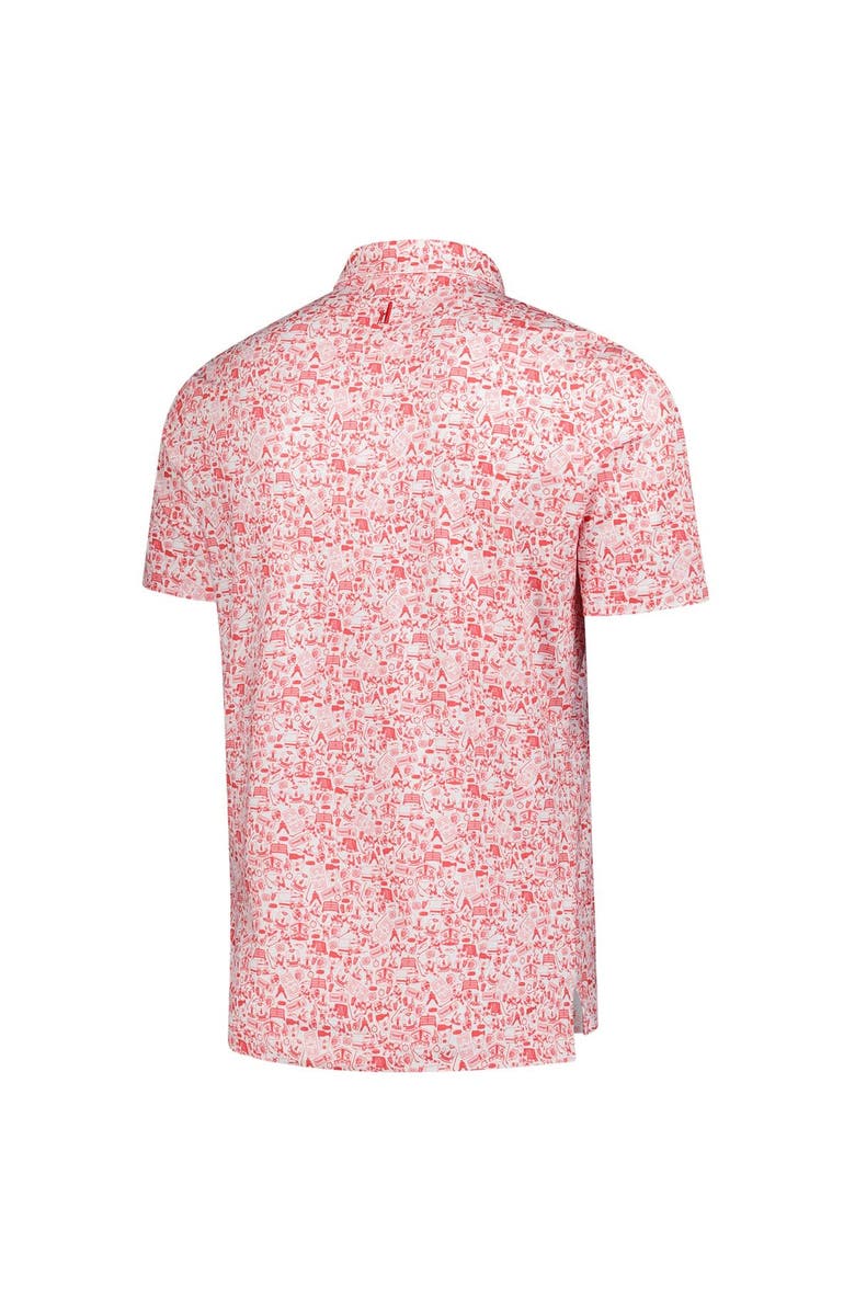 johnnie-O Men's johnnie-O  Red/White Detroit Red Wings Slapshot Polo, Alternate, color, Red