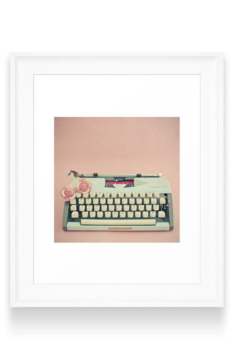 Deny Designs Love Letter Art Print, Main, color,