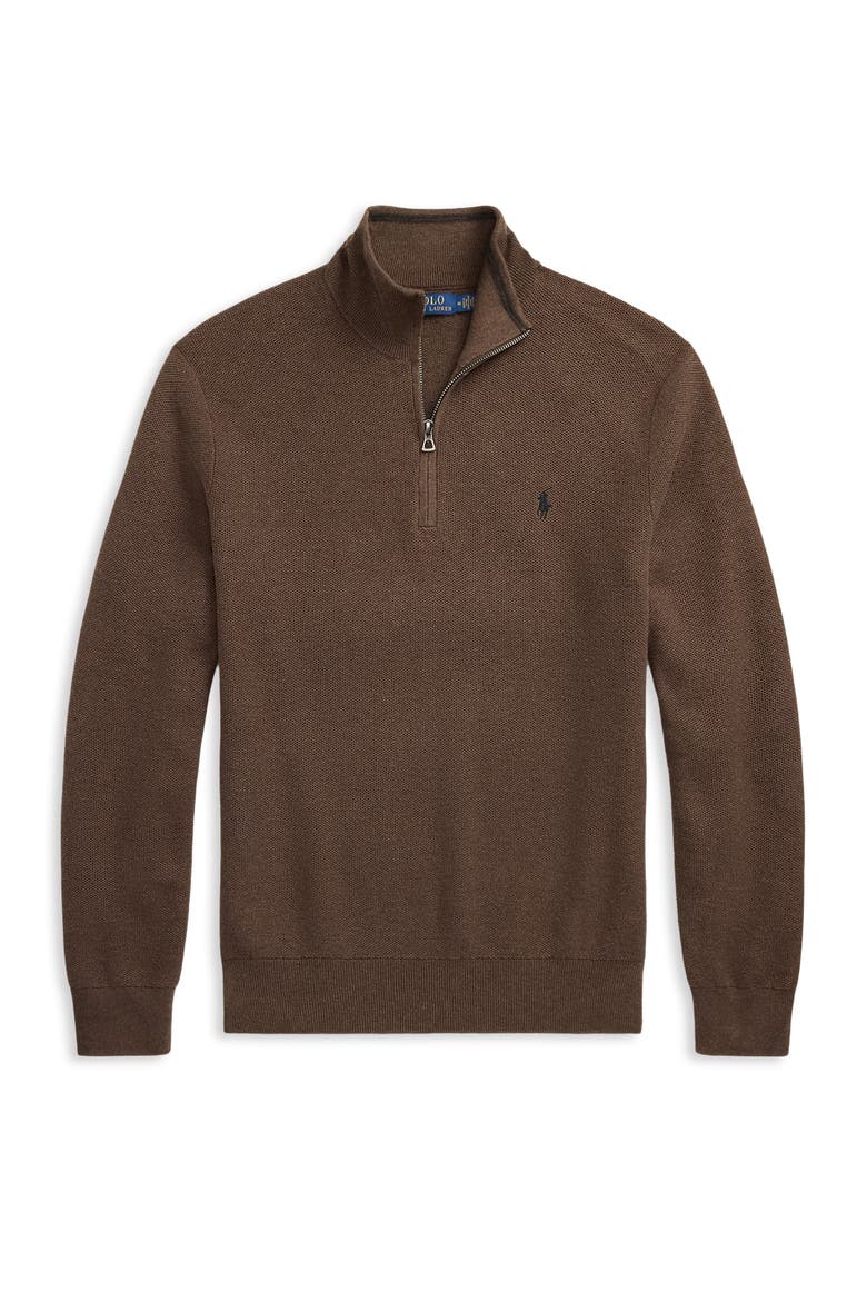Polo Ralph Lauren Pima Cotton 1/2-Zip Sweater (Men) | Nordstrom