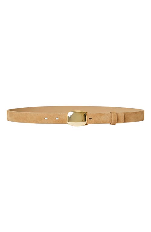 B-low The Belt Jacob Suede Belt In Sable Gold