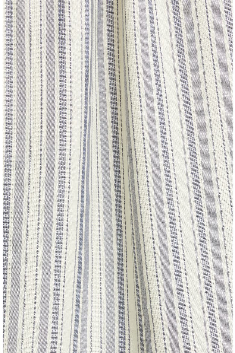 Karra Stripe Ruffle Top, Alternate, color, NAVY/ CREAM