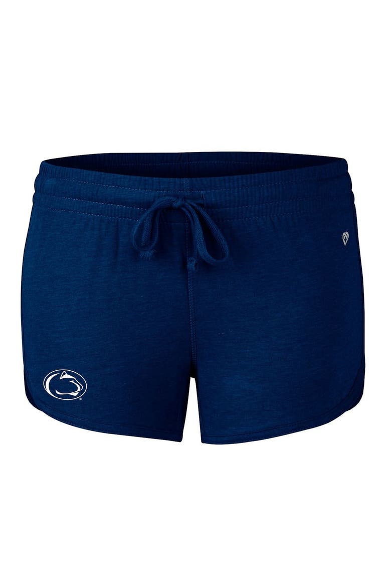 Women's Colosseum Heather Navy Penn State Nittany Lions Simone Core Shorts, Alternate, color, Heather Navy