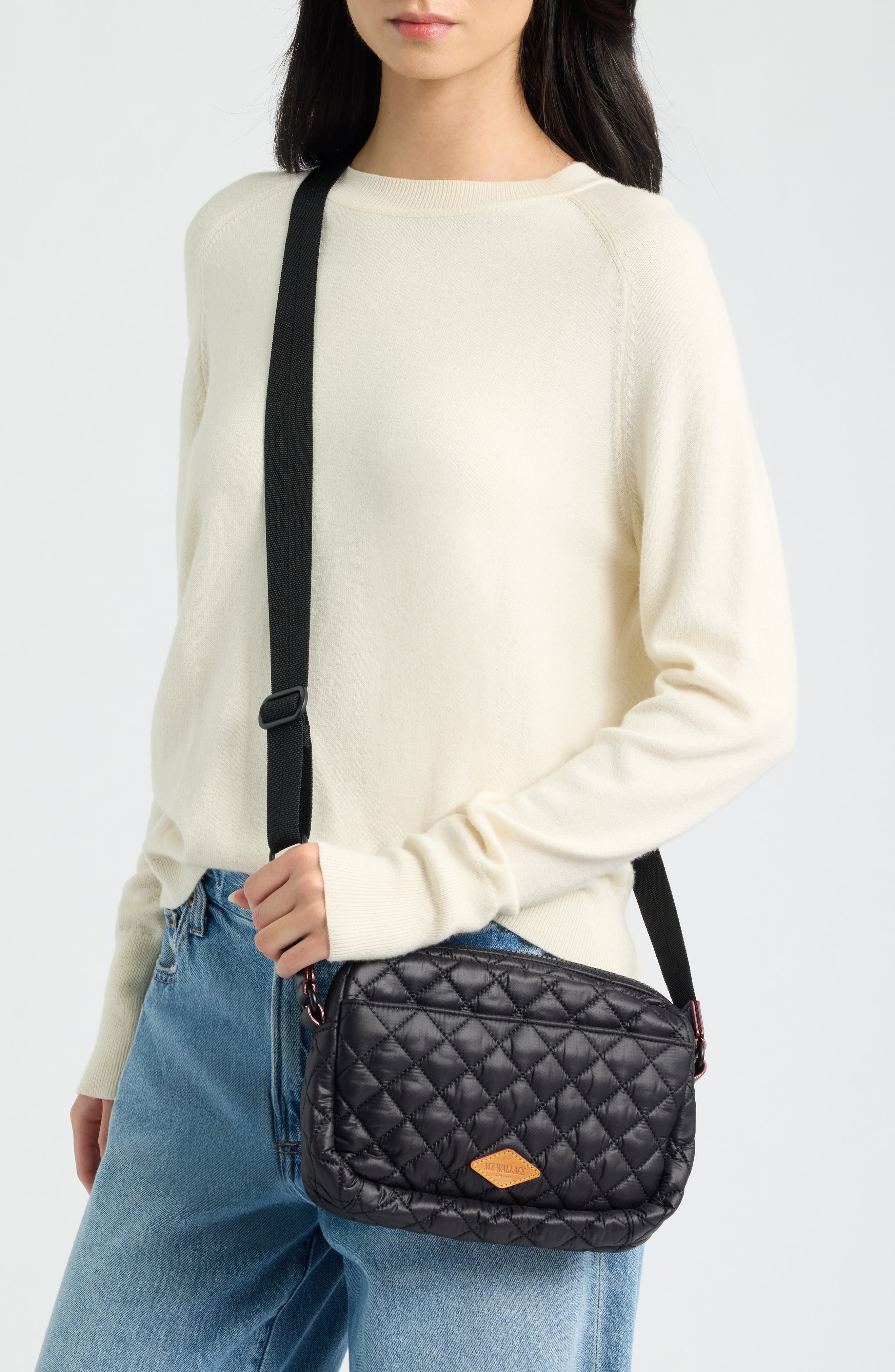 Small Metro Camera Bag, Alternate, color, BLACK 2